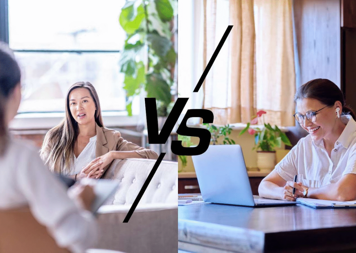 Online Therapy vs. In-Person Therapy: Which is Better for You?